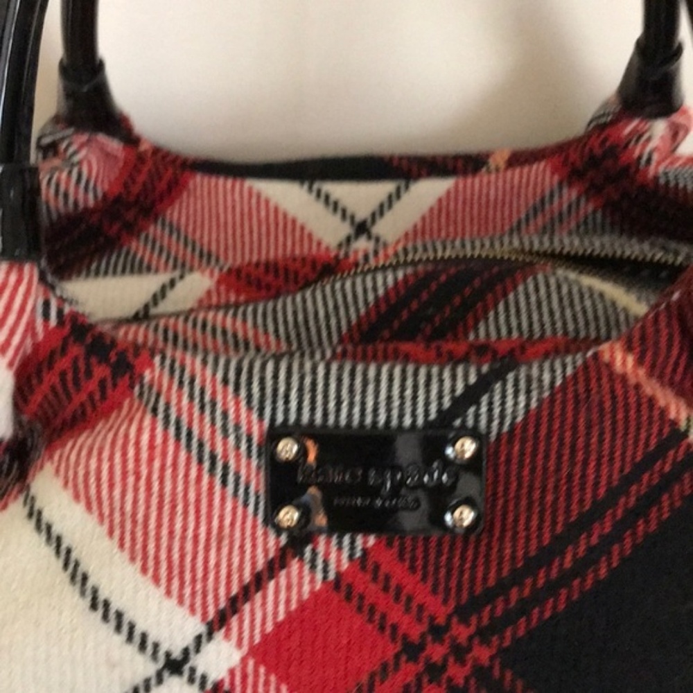 RARE Kate Spade Plaid Purse- In Great Condition! - Picture 7 of 8
